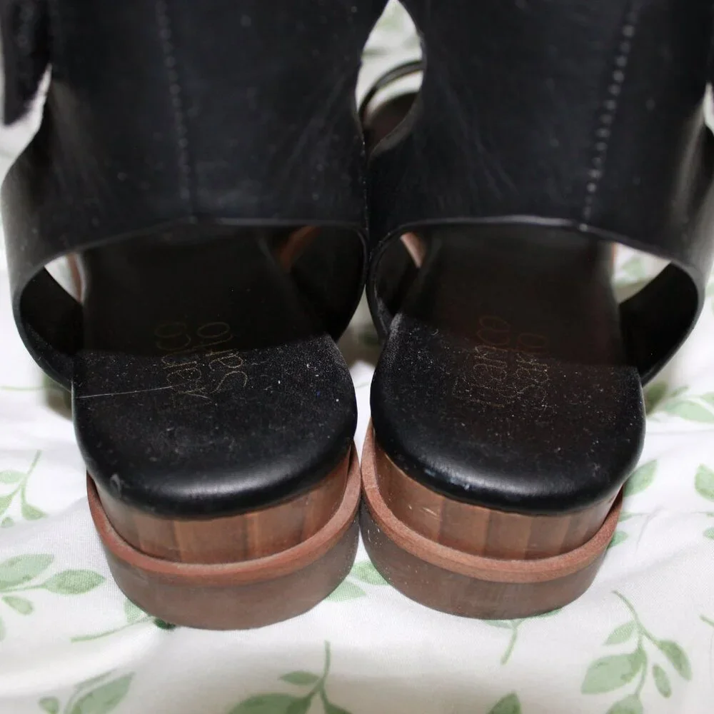 Franco Sarto Black Gladiator Sandals - Picture 5 of 8